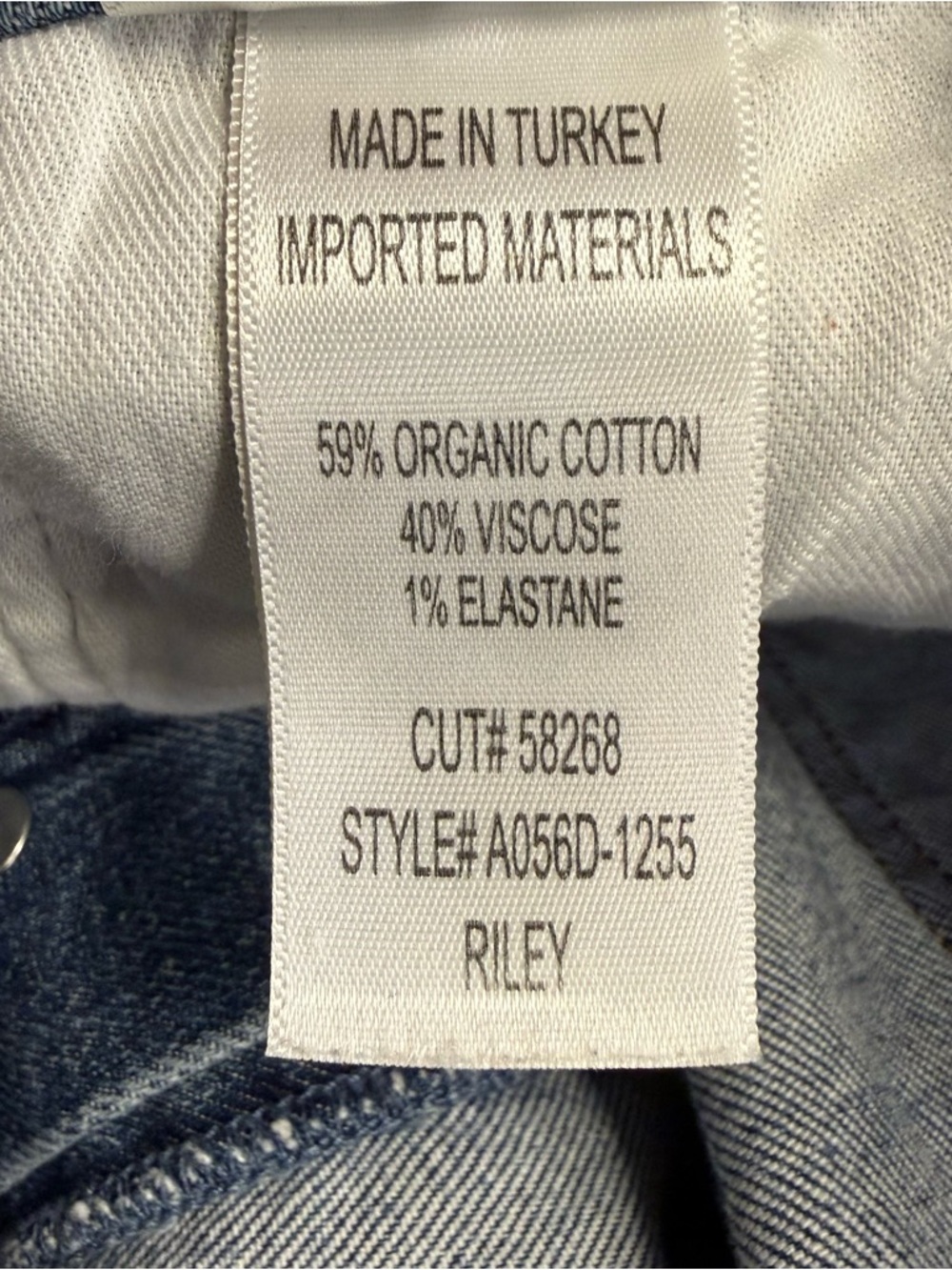 AGOLDE Riley Cropped Jeans High Rise Straight Leg Button Fly 31 - Picture 16 of 16